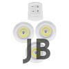 Uzaktan Kumandalı Yapışkanlı Led Spot Lamba Wt-364