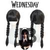 Wednesday Siyah Örgülü Peruk