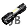 Wison Ws-5454 Taktik El Feneri Usb Şarj Edilebilir Kamp Feneri Cob Zumlanabilir Mini Taşınabilir El Feneri