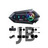 Y12  Motor Kask Kulaklık Rgb Modlu Radyolu Motosiklet Kulaklık 5.3 Bluetooth Intercom