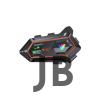 Y20 2x 1000m Telsiz Mesafeli 2 Kişi Bağlantılı Bluetooth Kask Kulaklık Fenerli İntercom