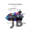 Y20 Motor Kurye Kask Kulaklık Rgb Modlu Bluetooth Motosiklet Kulaklık 5.3 Bluetooth Interkom