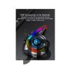 Y21 Rgb Işık Efektli Intercom Bluetooth Motosiklet Kask Kulaklığı Intercom Kulaklık