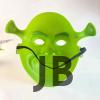 Yeşil Shrek Maskesi 21x25 Cm