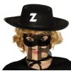 Z Logolu Zorro Şapkası Ve Zorro Maskesi Çocuk Boy