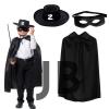 Zorro Pelerini Şapkası Ve Maske Seti Çocuk Boy